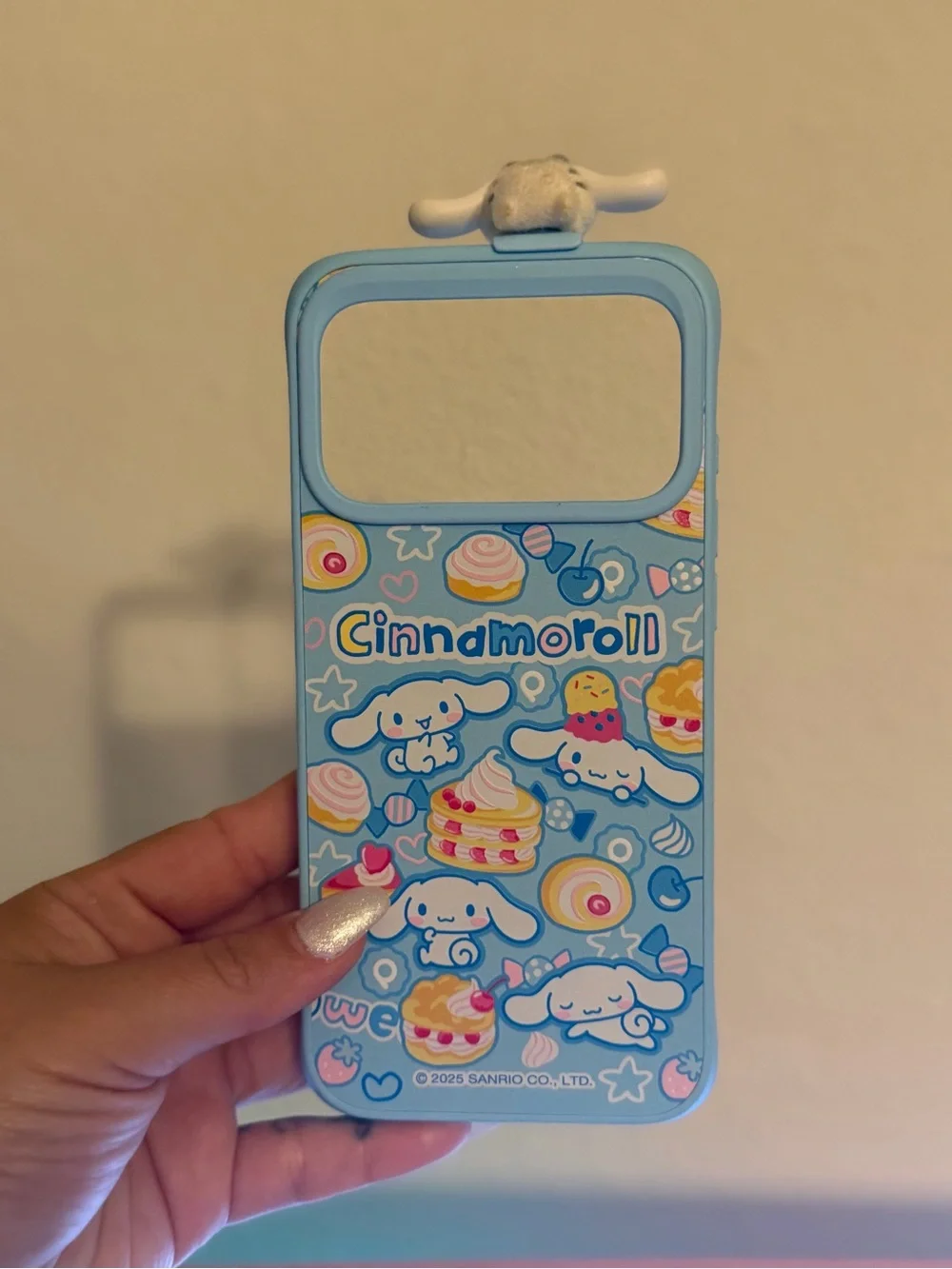 Cinnamoroll Blue Cartoon Phone Case for iPhone